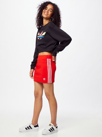 ADIDAS ORIGINALS Rock '3STRIPES SKIRT' in Rot