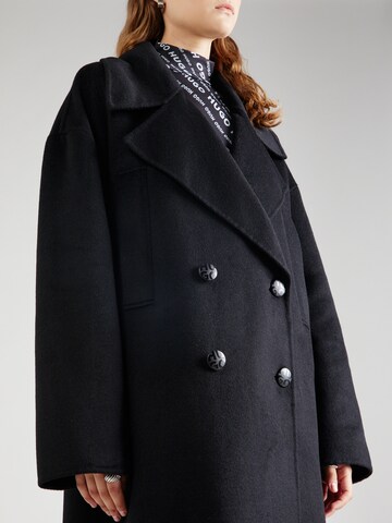 HUGO Between-seasons coat 'Malinete' in Black