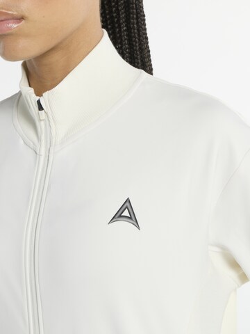 Giacca di felpa 'Oversized Track Jacket' di A-Game in beige