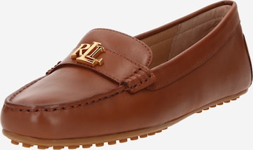 Chaussure basse Lauren Ralph Lauren en marron : devant