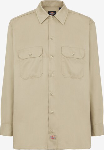 Chemise DICKIES en beige : devant