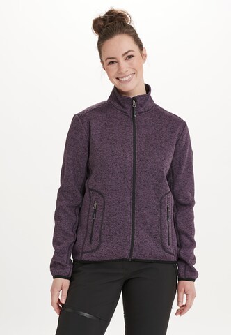 Whistler Athletic Fleece Jacket in Purple: front