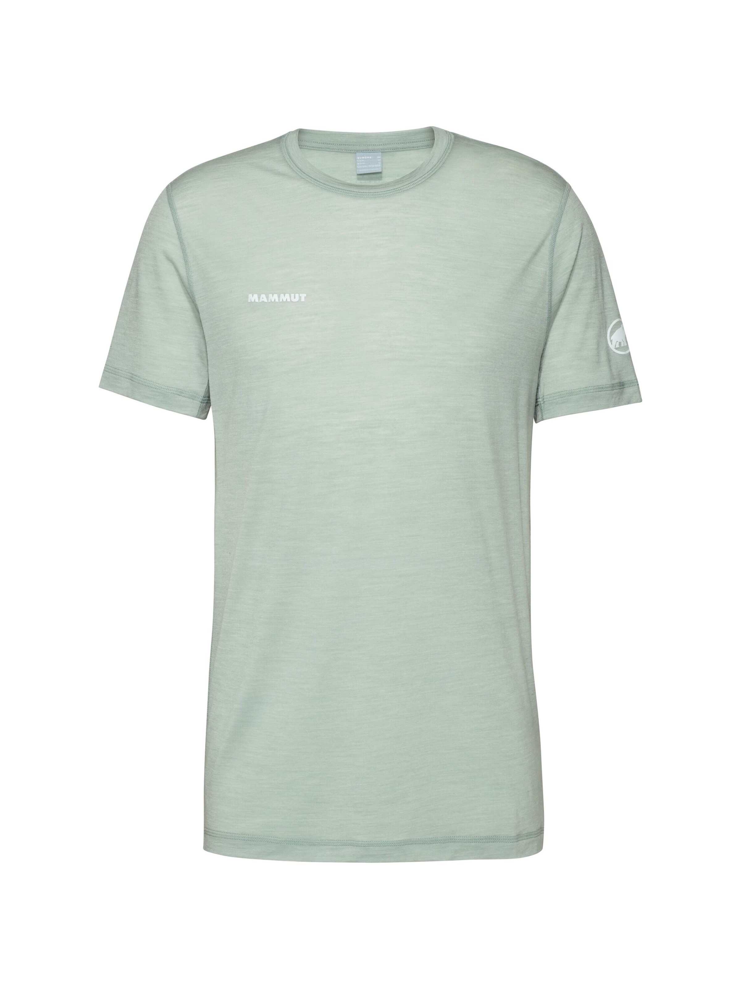 MAMMUT Performance Shirt 'Tree' in Yellow: front