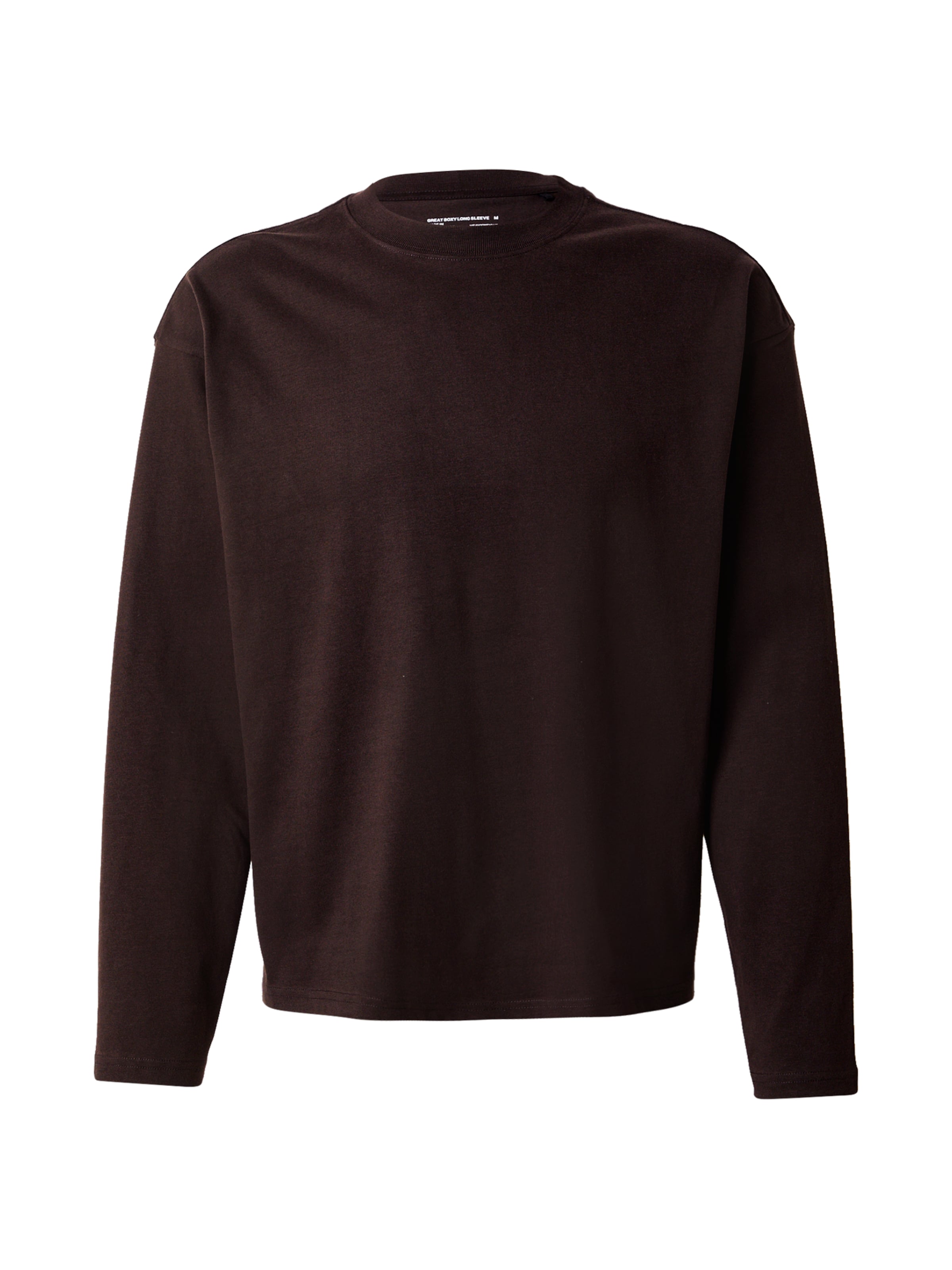 WEEKDAY T-shirt i brun: framsida