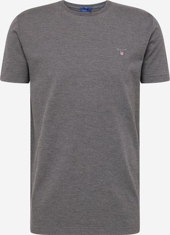 T-Shirt GANT en gris : devant