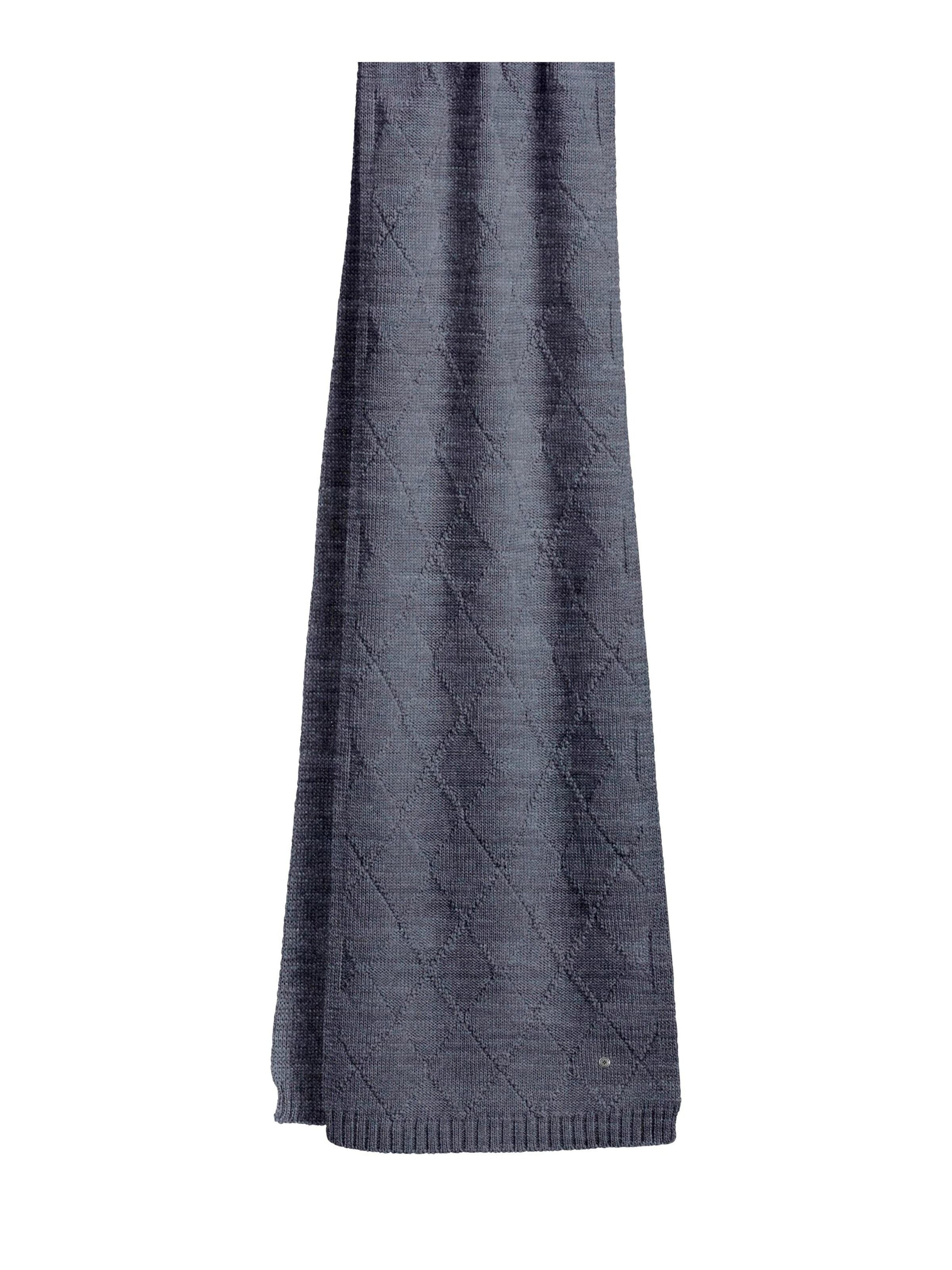 BURLINGTON Schal 'Argyle Accent'‌‌‌‌‌‌ in Grau: Vorderseite
