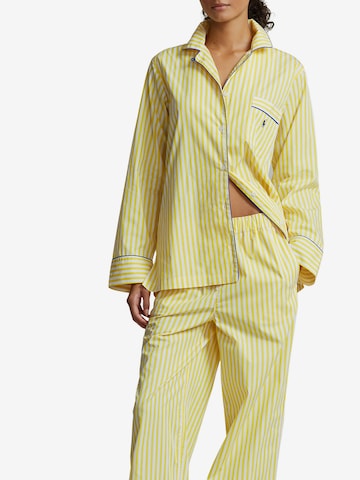 Pyjama ' Madison PJ Set - Shirting Stripes ' Polo Ralph Lauren en jaune