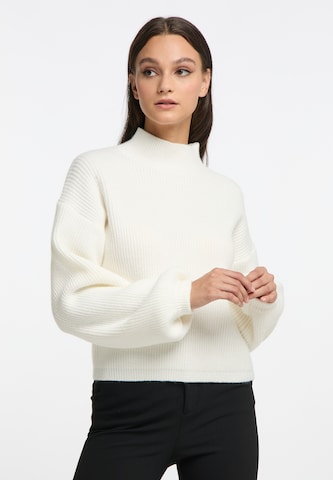 RISA - Pullover em branco: frente