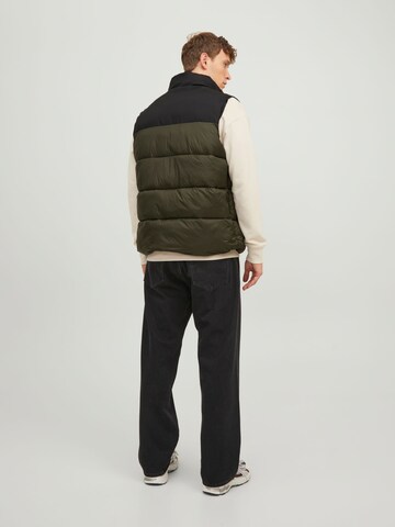 JACK & JONES Vest i grøn