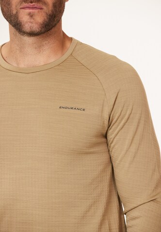 ENDURANCE Performance Shirt 'Avan' in Brown