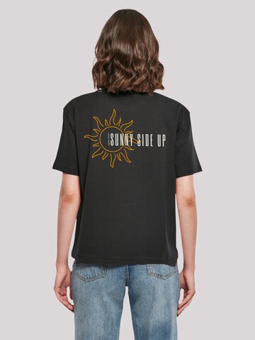 F4NT4STIC Shirt 'Sunny' in Zwart: voorkant