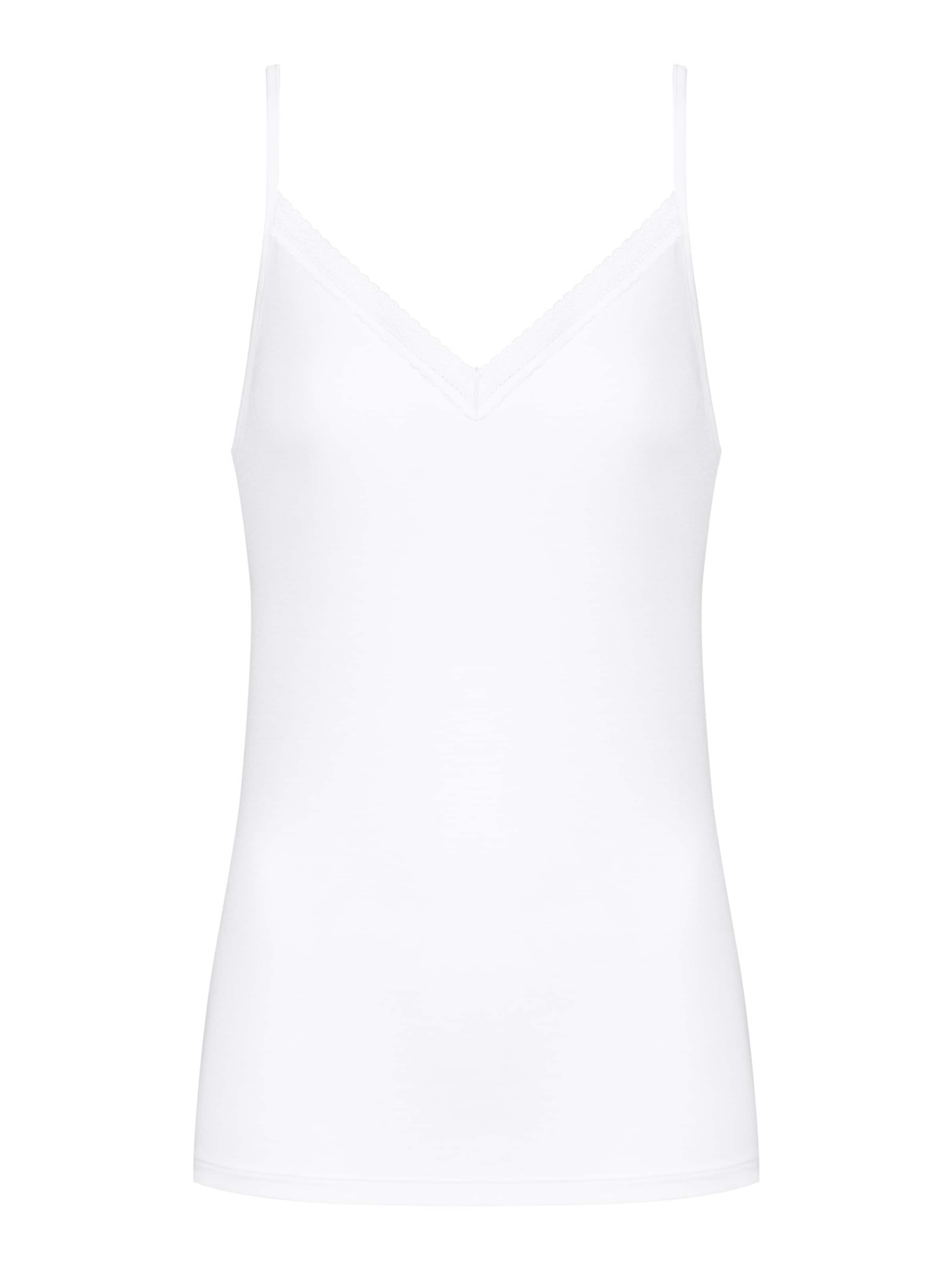 Maillot de corps Mey en blanc : devant