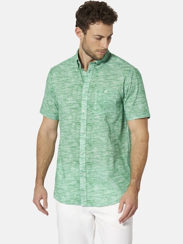 BABISTA Regular fit Button Up Shirt ' Milanzetti ' in Green: front