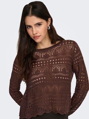 JDY Svetr 'JDYSun' – hnědá