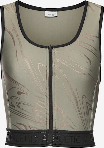 Top sportivo di LASCANA ACTIVE in verde: frontale