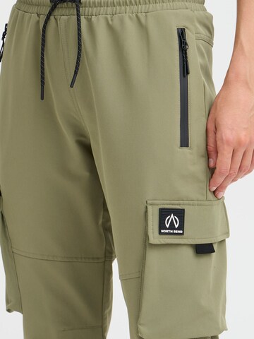 North Bend Tapered Functionele broek 'Tosca' in Groen