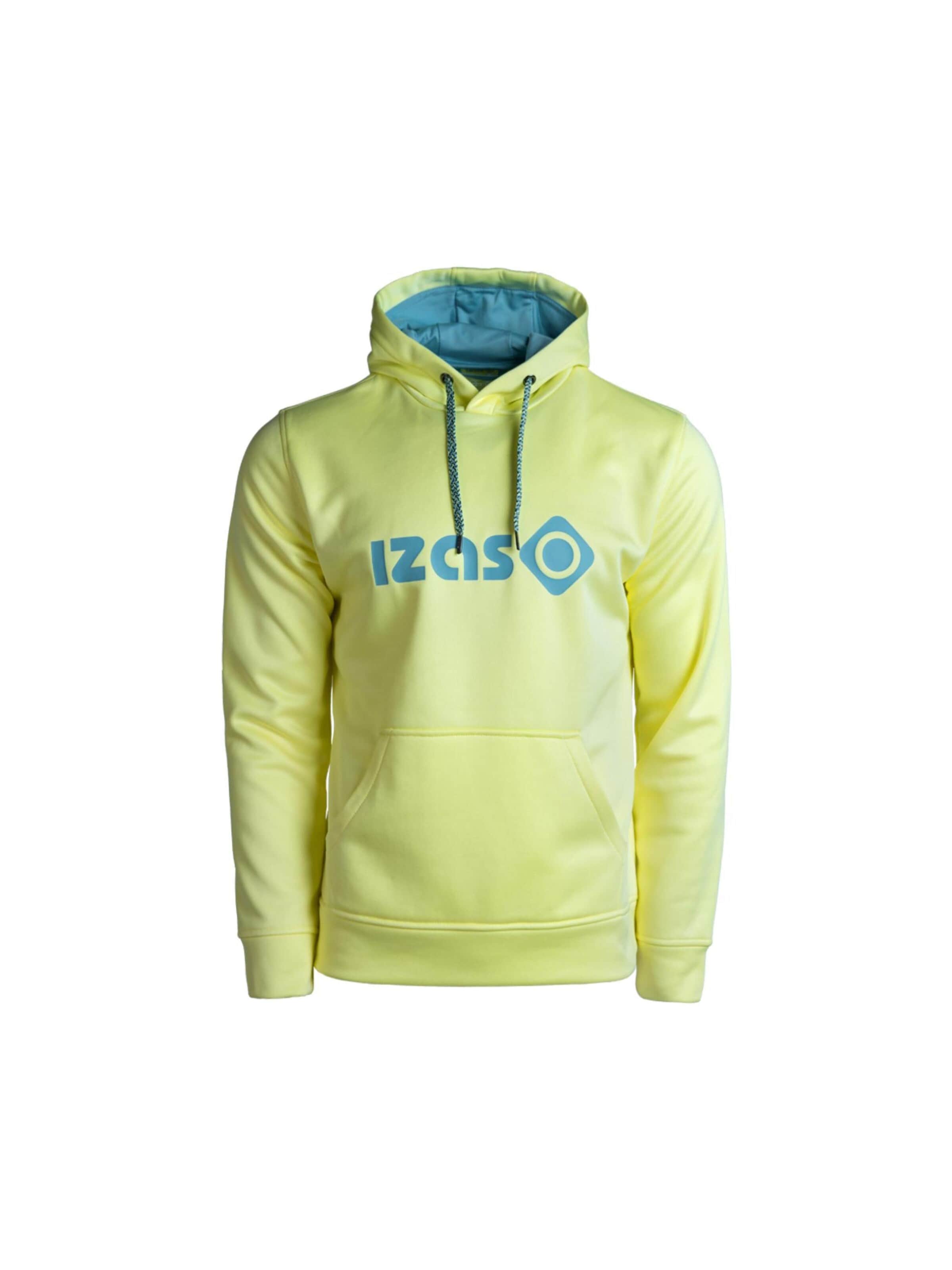 Sweat de sport Izas en jaune : devant