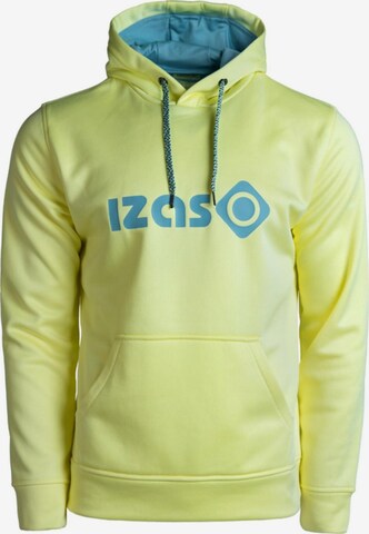 Sweat de sport Izas en jaune : devant