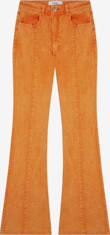 Scalpers Bootcut Jeans in Oranje: voorkant