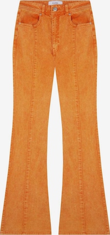 Bootcut Jeans de la Scalpers pe portocaliu: față