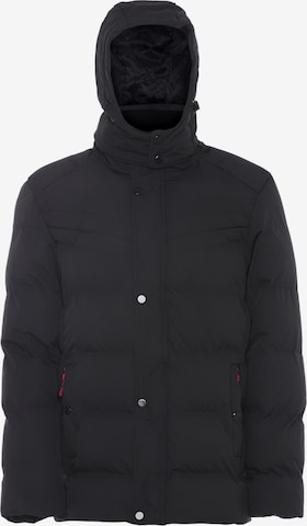 urban storm Winter Jacket in Black: front