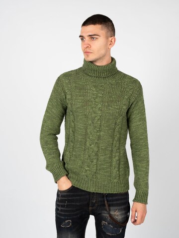 xagon man Sweter w kolorze zielony