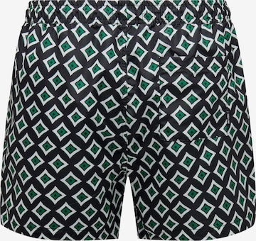 Only & Sons Swim Trunks 'Ted' in Green