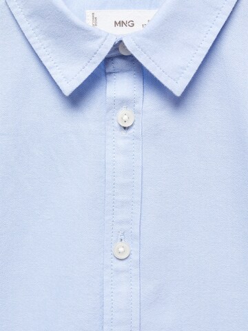 MANGO KIDS Regular fit Button Up Shirt in Blue