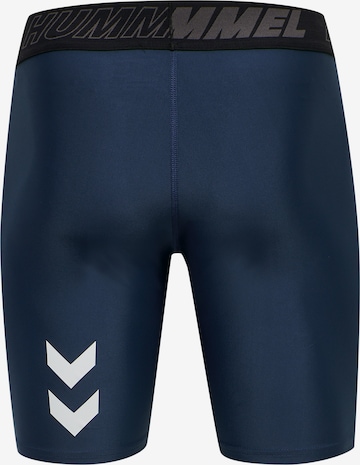 Hummel Skinny Workout Pants 'Topaz' in Blue