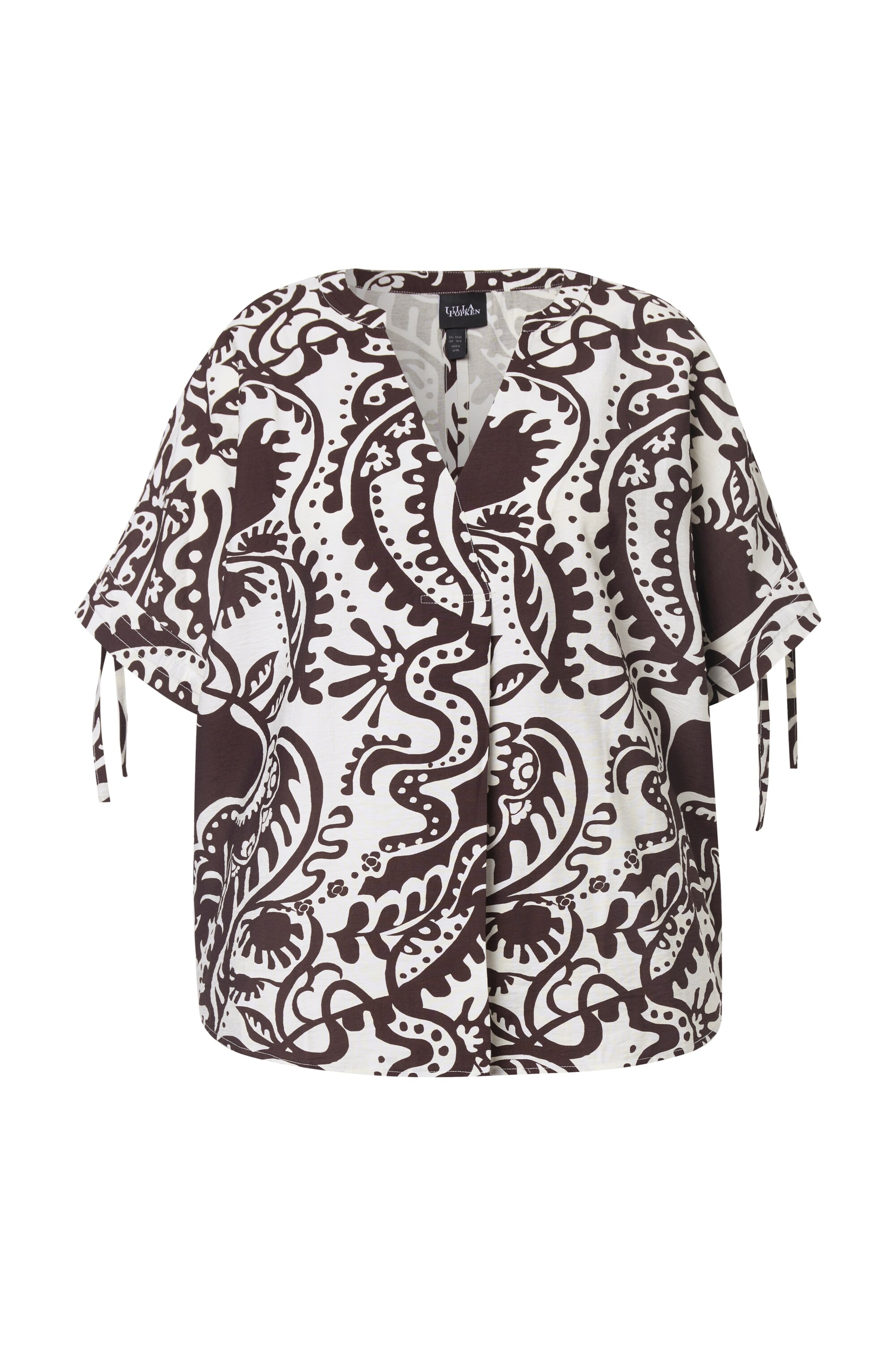 Ulla Popken Tunika in Braun: Vorderseite