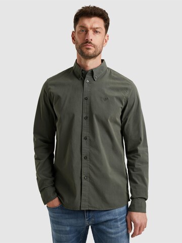 PME Legend Regular fit Overhemd 'American Classic shirt' in Grijs: voorkant