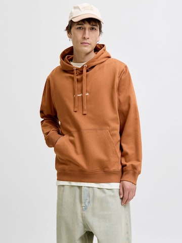 JACK & JONES Sweatshirt 'JORNORREBRO' i brun: forside