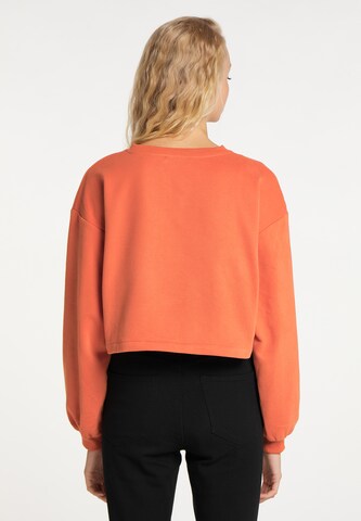 Sweat-shirt myMo ROCKS en orange