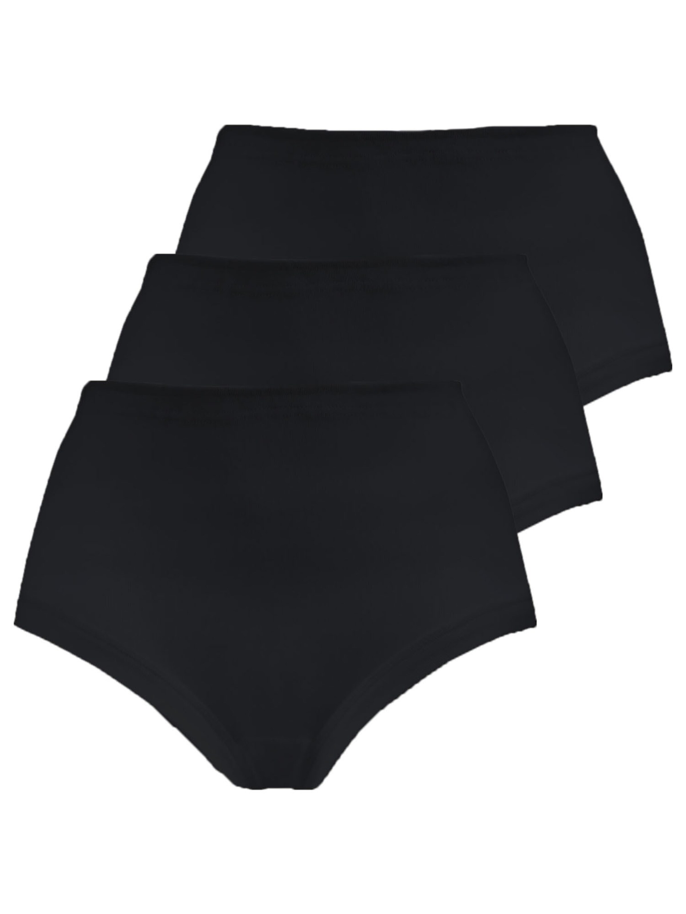 Nina von C. Panty 'Fine Cotton' in Black: front