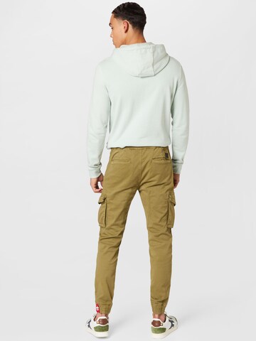 ALPHA INDUSTRIES Tapered Cargohose in Braun