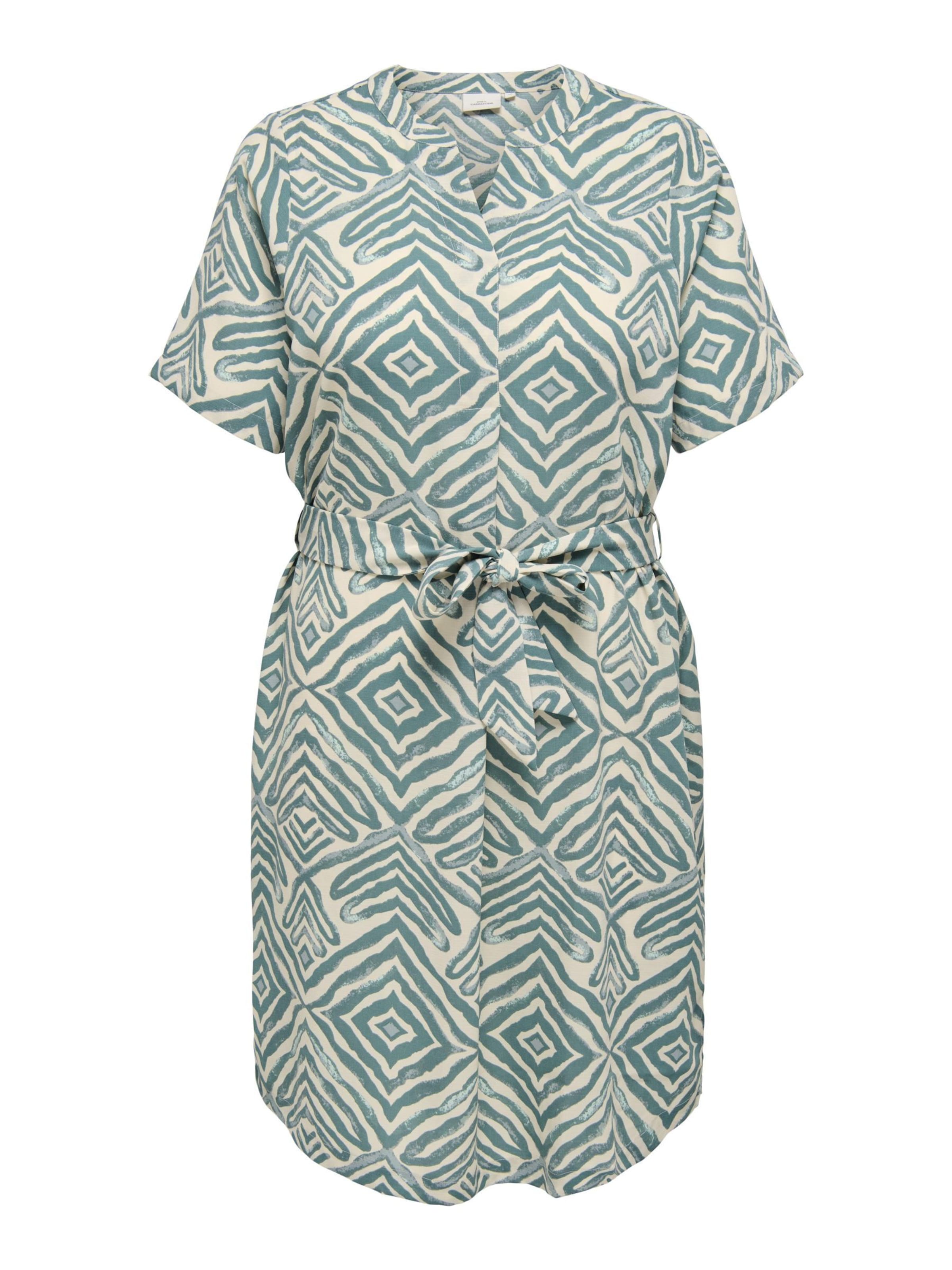 ONLY Carmakoma Blusekjole 'CARShilla' i grøn: forside