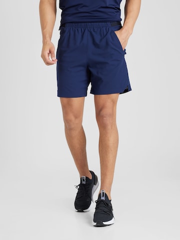 UNDER ARMOUR Обычный Спортивные штаны 'Vanish' в Синий: спереди