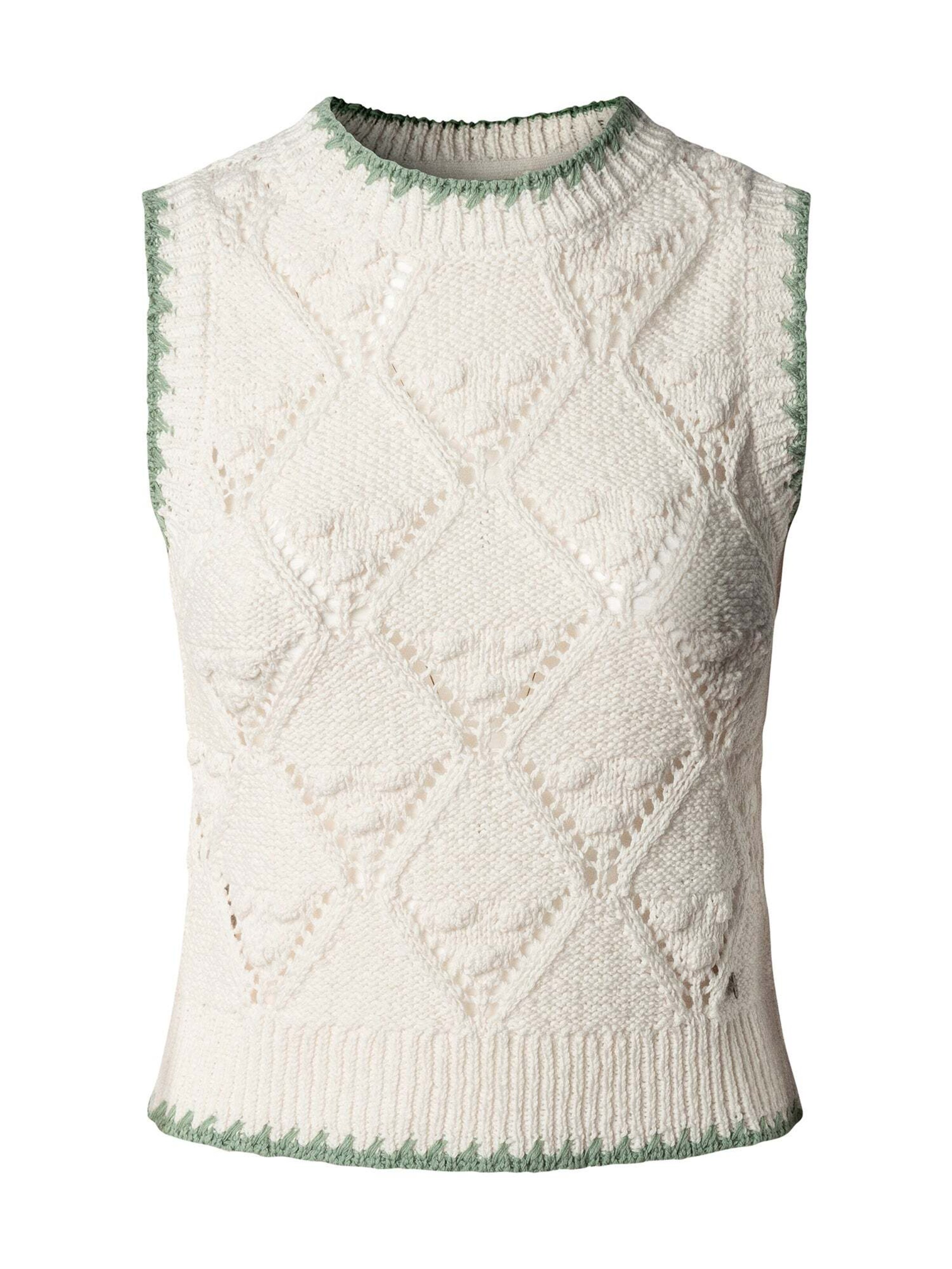 Pepe Jeans Sticktop 'Kaira' in Weiß: Vorderseite