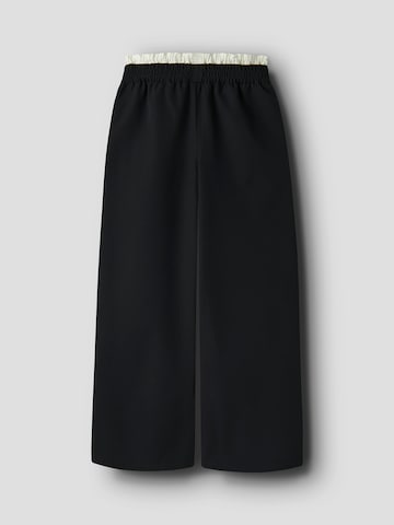 NAME IT Wide leg Byxa i svart