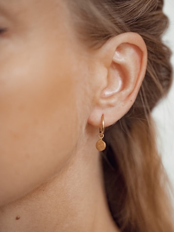 Hey Happiness Ohrringe 'Evil Eye'‌‌‌‌‌‌‌ in Gold: Vorderseite