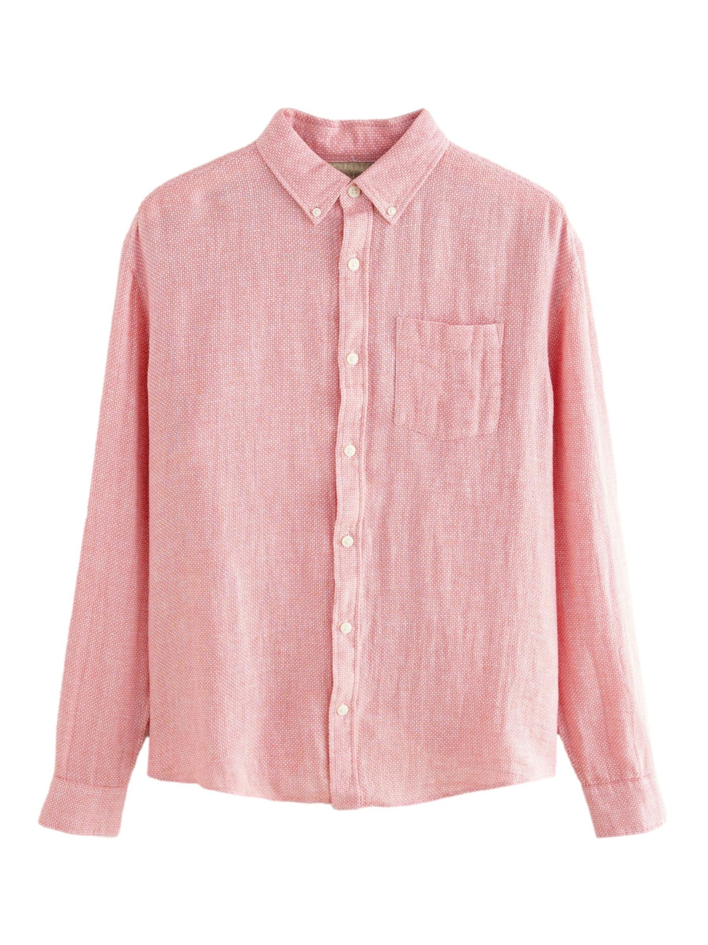 Next Regular Fit Hemd in Pink: Vorderseite