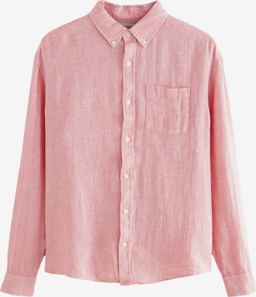 NextRegular Fit Košulja - roza boja: prednji dio