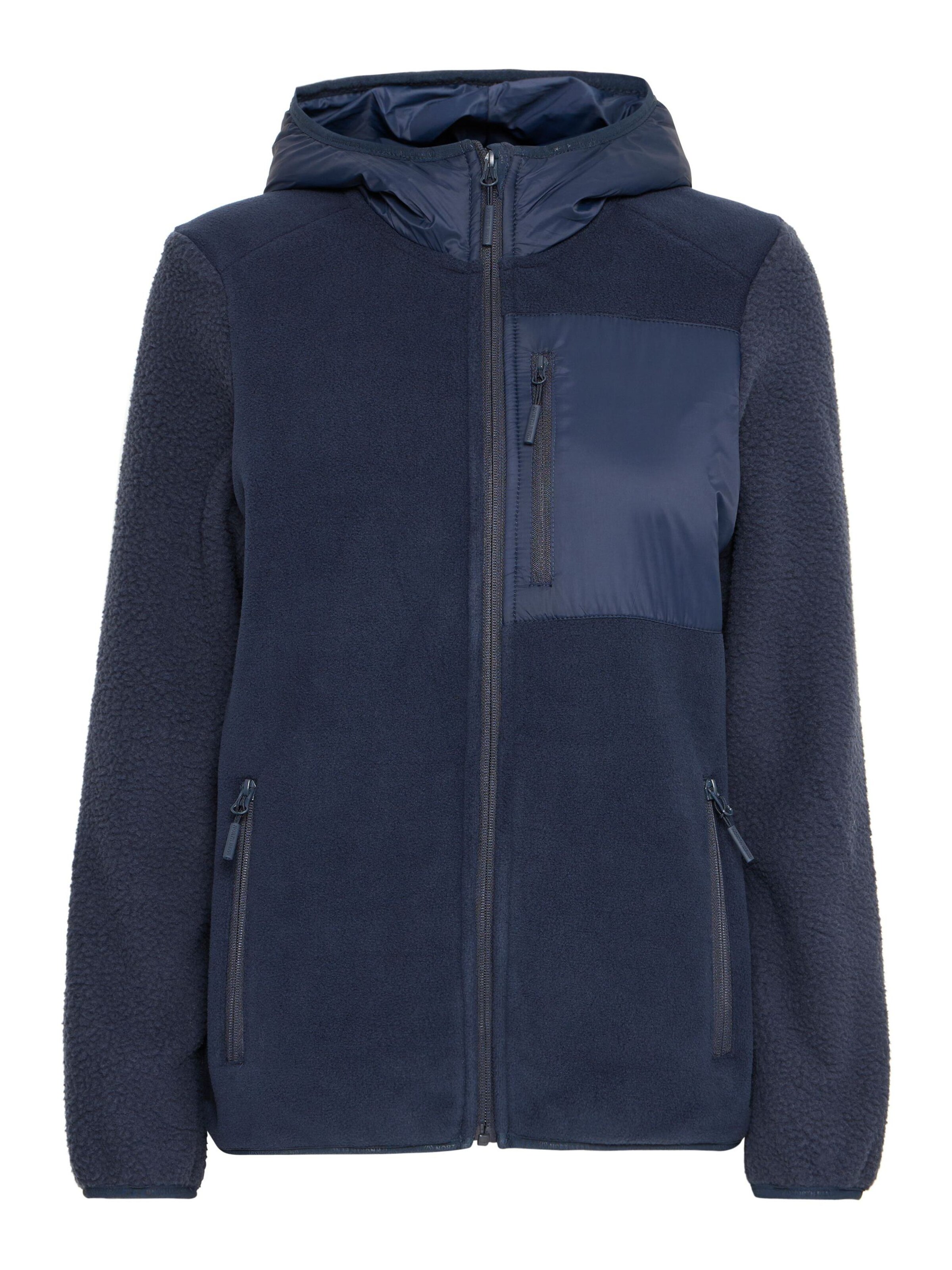 Giacca di pile 'Mattea' di North Bend in blu: frontale