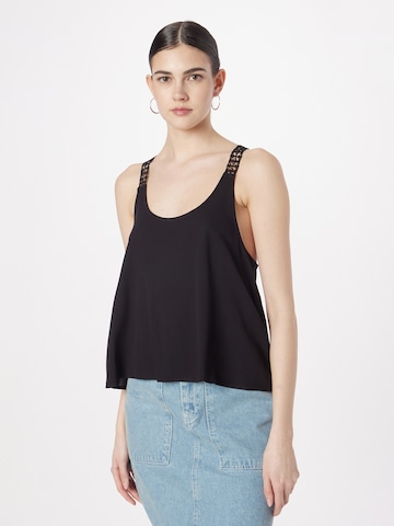 ABOUT YOU Top 'Emilia' in Black: front