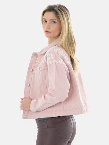 LEAFLETIC Winterjacke 'Leafletic Women’s Denim Jacket'‌‌‌‌‌‌‌‌‌ in Pink