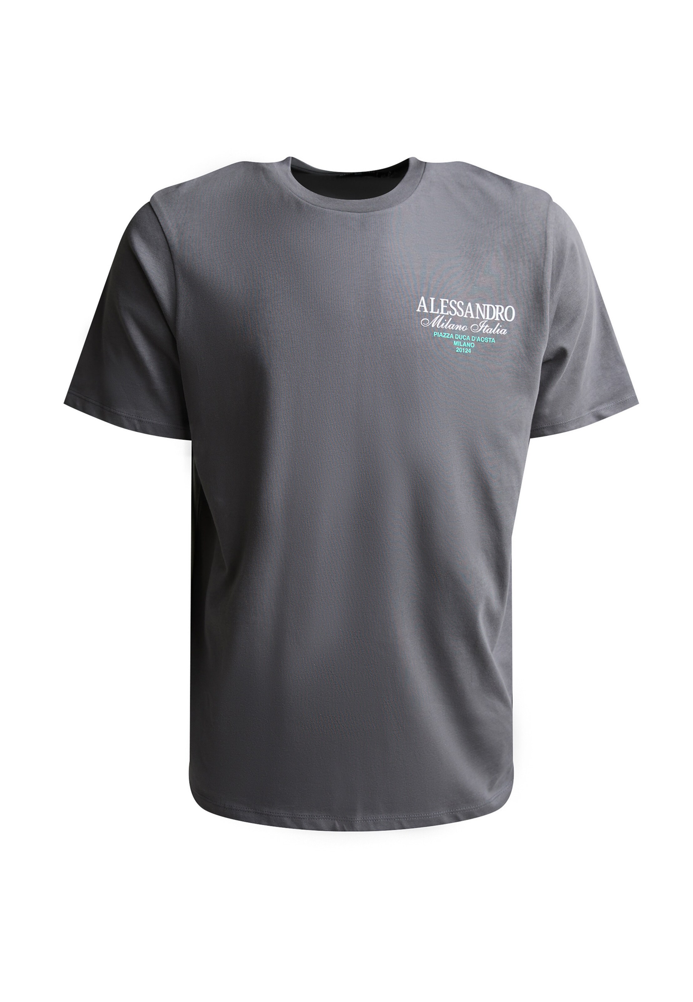 Alessandro Zavetti Shirt 'Montanelli' in Grey: front