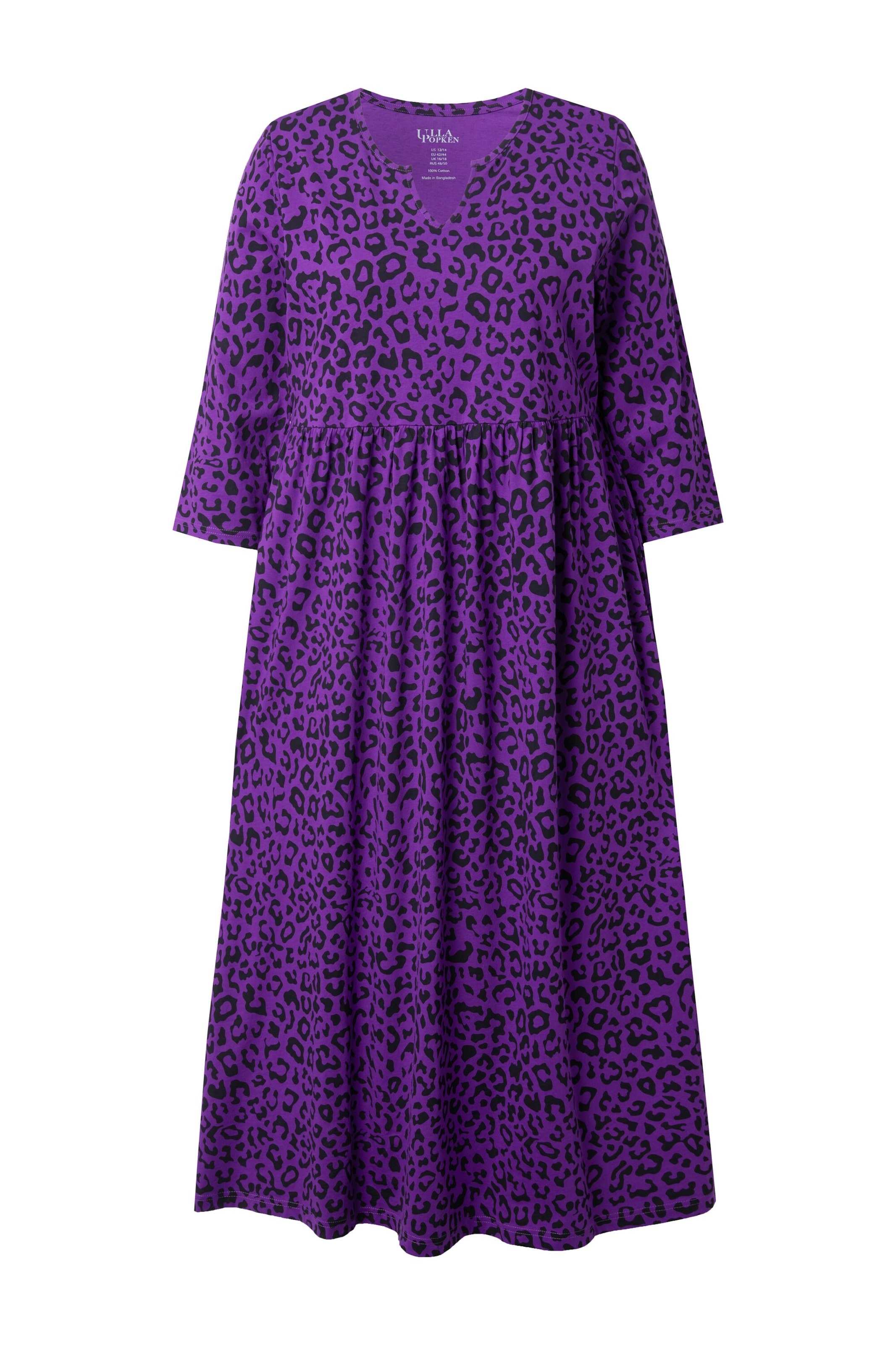 Robe Ulla Popken en violet : devant