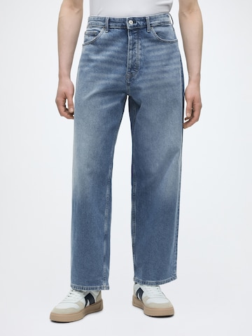 Tommy Jeans Baggy Džínsy 'THEO' - Modrá: predná strana