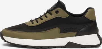 Kazar Sneakers laag in Groen: voorkant