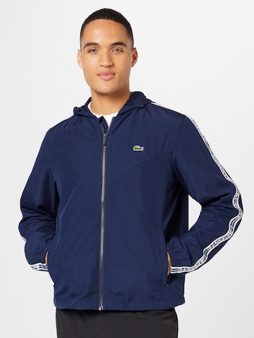 Veste mi-saison LACOSTE en bleu : devant